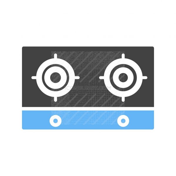 Cooking Stove Blue Black Icon 600x600 Cooking Stove Blue Black Icon