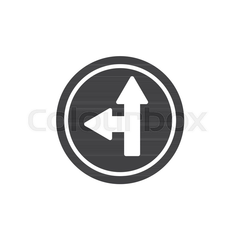 Straight And Left Arrow Icon Vector, Stock Vector Colourbox 800x800 Straight And Left Arrow Icon Vector, Stock Vector Colourbox