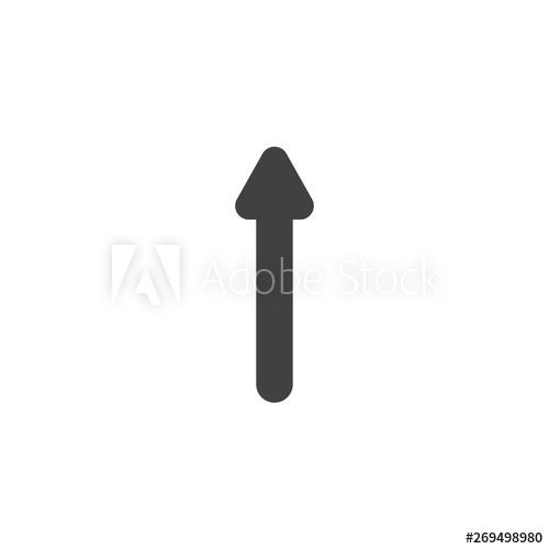 Arrow Up Vector Icon Filled Flat Sign For Mobile Concept And Web 500x500 Arrow Up Vector Icon Filled Flat Sign For Mobile Concept And Web