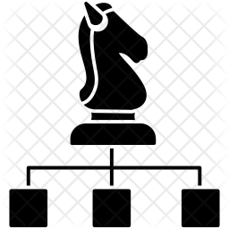 256x256 Strategic Planning Icon Of Glyph Style