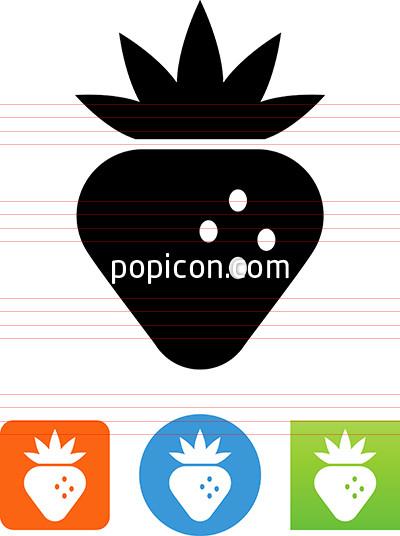 400x536 Strawberry Fruit Icon