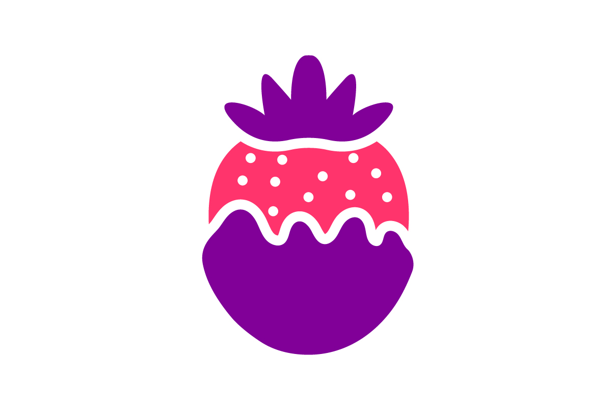 1209x805 Strawberry Icon Graphic