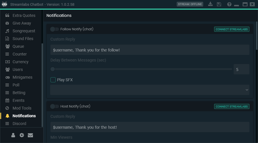 900x500 Streamlabs Chatbot Notifications Greyed Out Twitch
