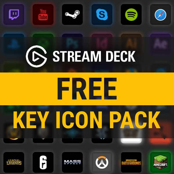 600x600 Free Elgato Stream Deck Key Icons