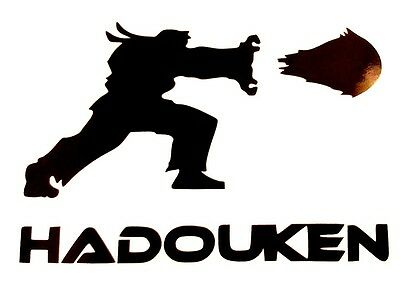 400x283 Street Fighter Ryu Hadouken Icon Cool Vinyl Car Window Truck
