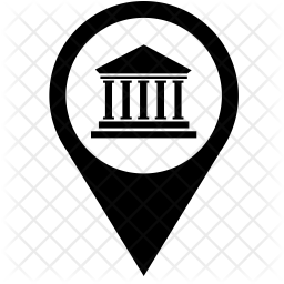 256x256 Wall Street Icon Of Glyph Style