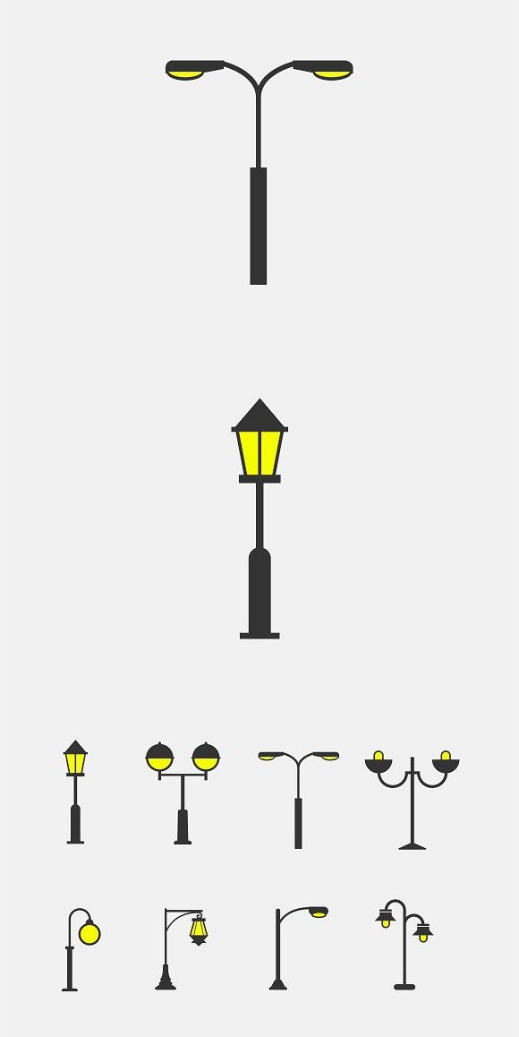 580x1158 Street Lamp Icons Icons In Lamp Logo, Street Lamp