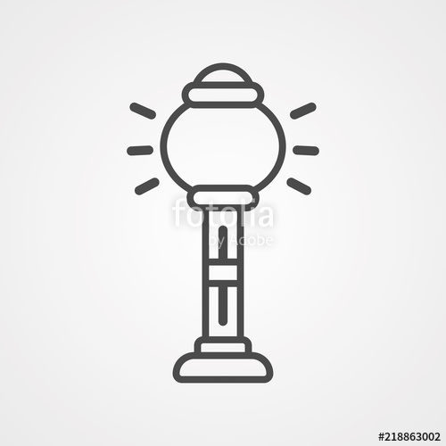 500x500 Street Light Icon Stock Image And Royalty Free Vector