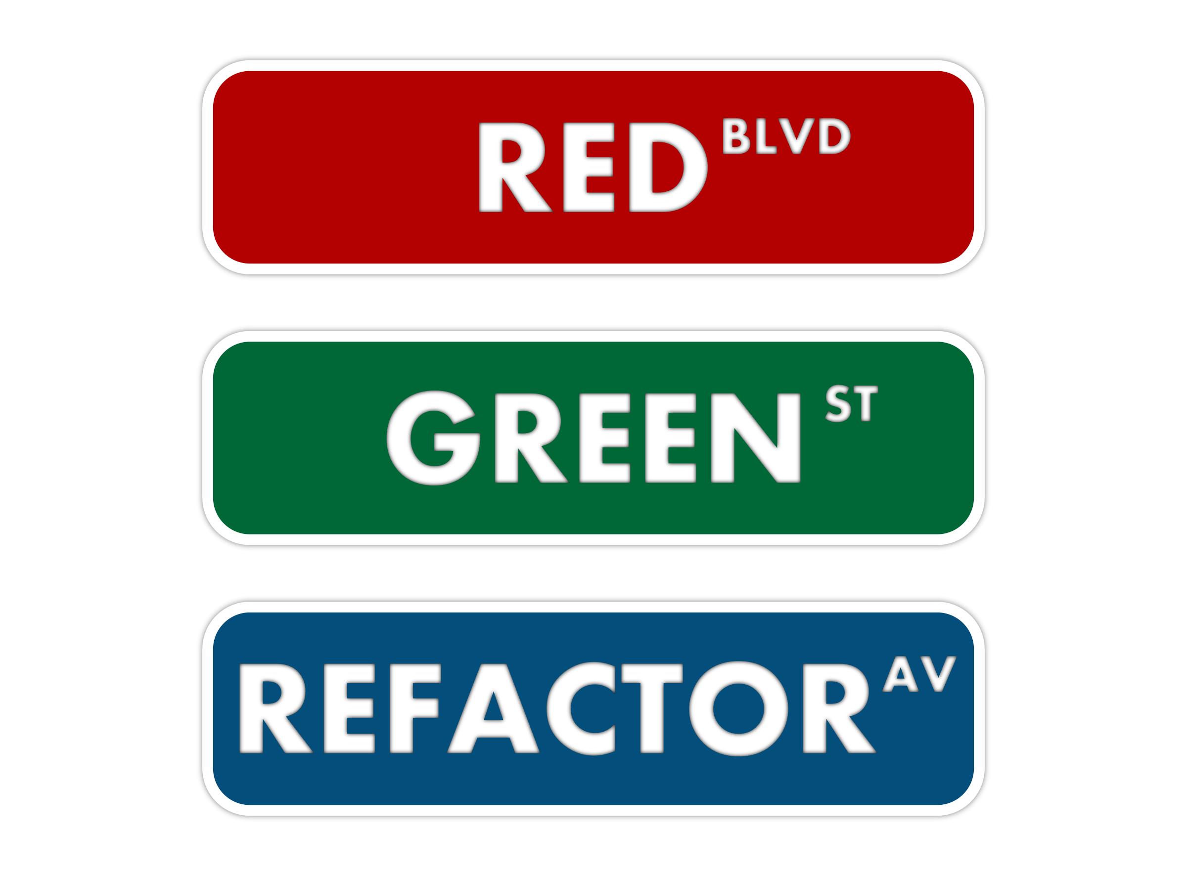 2400x1772 Red Green Refactor Street Sign Icons Png