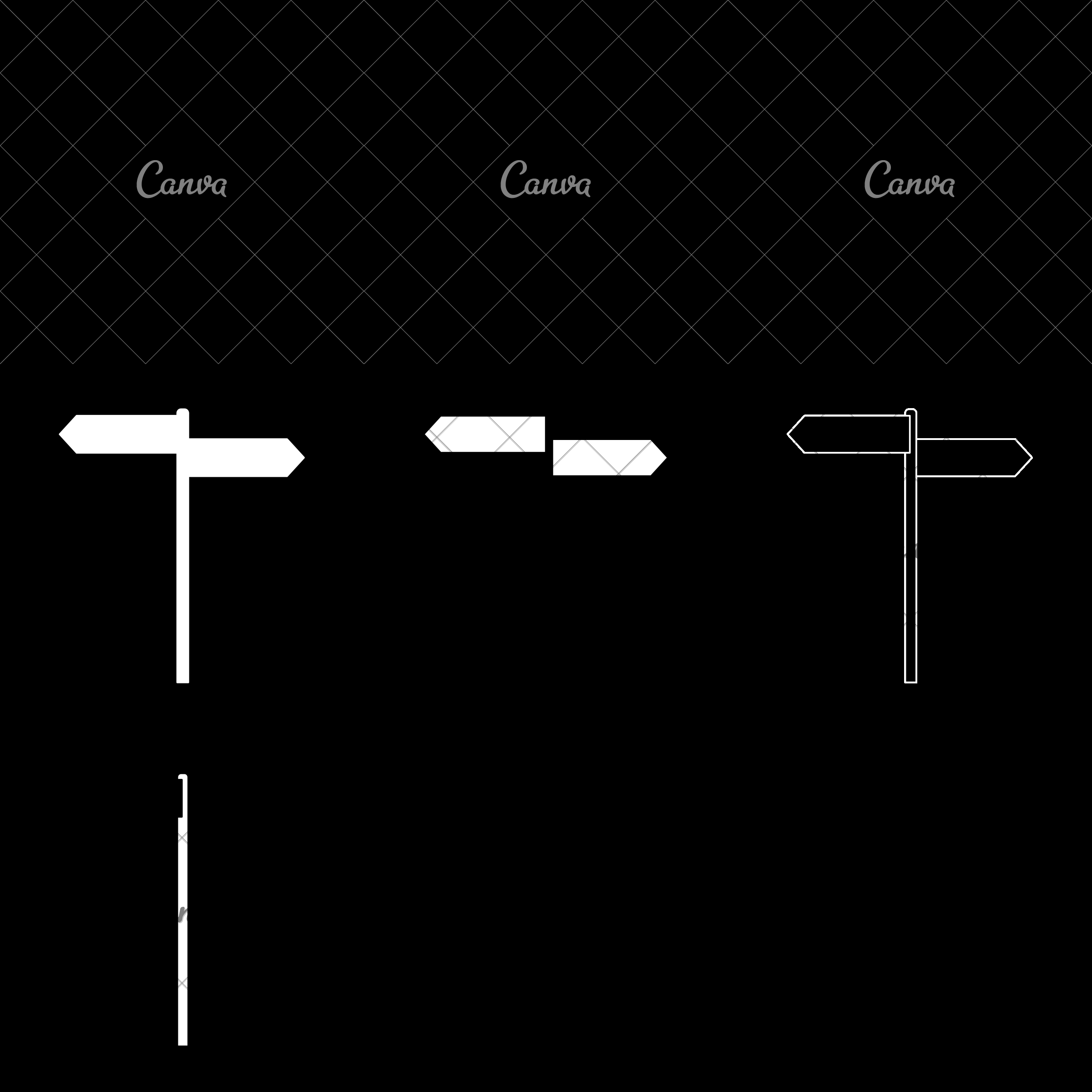 2400x2400 Road Or Street Sign Icon Image