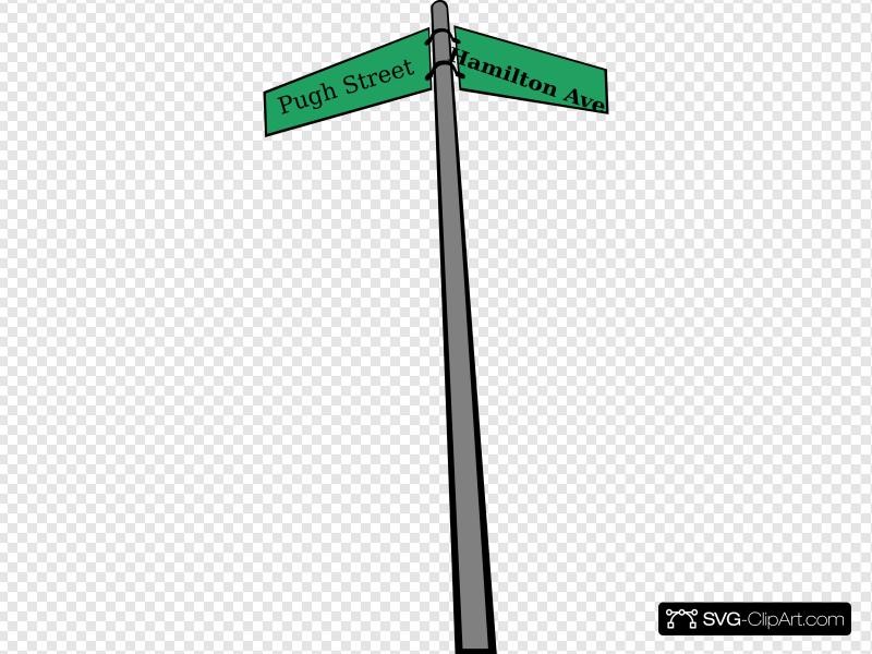 800x600 Street Sign Clip Art, Icon