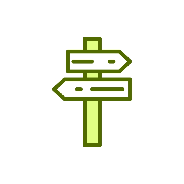 640x640 Street Sign Icon Vector Illustration In Filled Style For Any