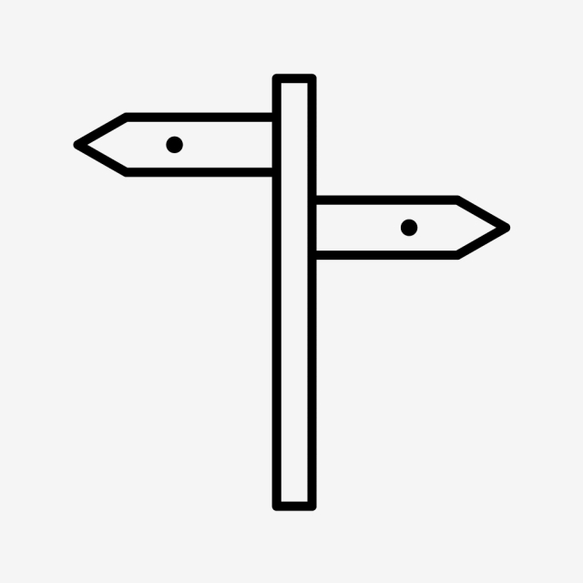 640x640 Street Sign Line Black Icon, Street Sign, Sign, Street Png