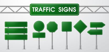 415x200 Traffic Signs Free Vector Art