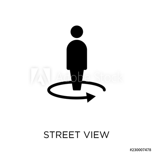 500x500 Street View Icon Street View Symbol Design From Maps