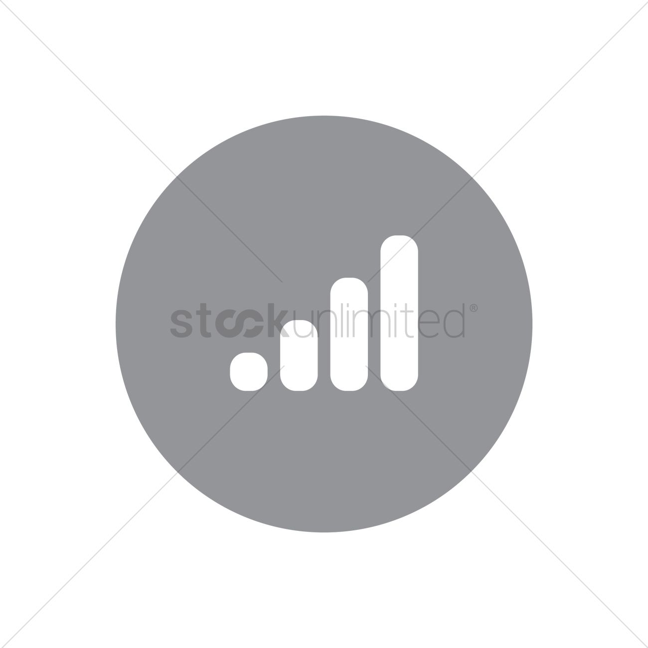 1300x1300 Signal Strength Icon Vector Image