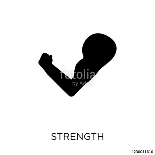 500x500 Strength Icon Strength Symbol Design From Success Collection