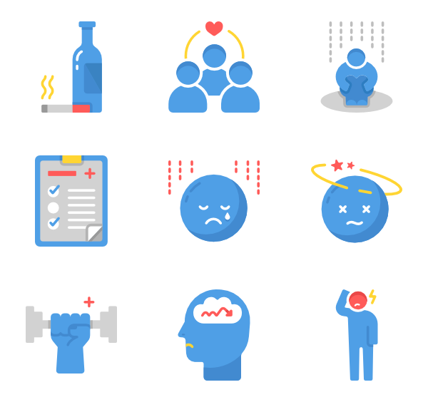 600x564 Stress Icons