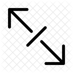 256x256 Stretch Icon Of Glyph Style