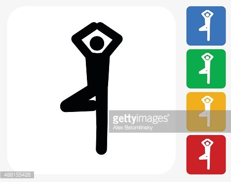 468x369 Yoga Stretch Icon Flat Graphic Design Premium Clipart