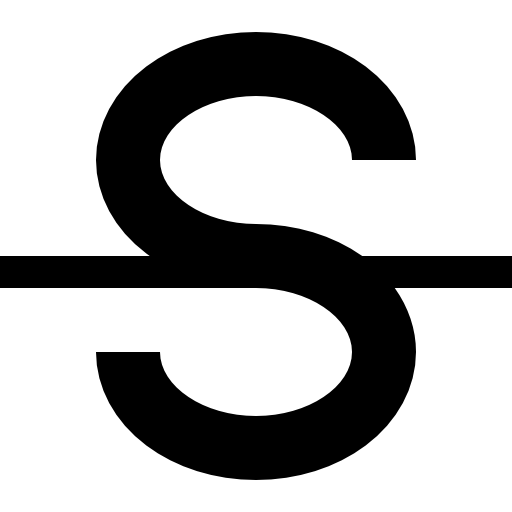 512x512 Strikethrough Text Formatting Icons Free Download