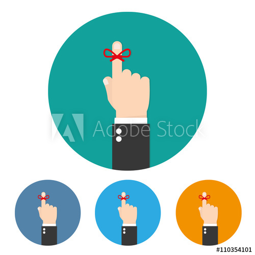 500x500 Reminder String Icon Reminder Icon Reminder Icon Vector