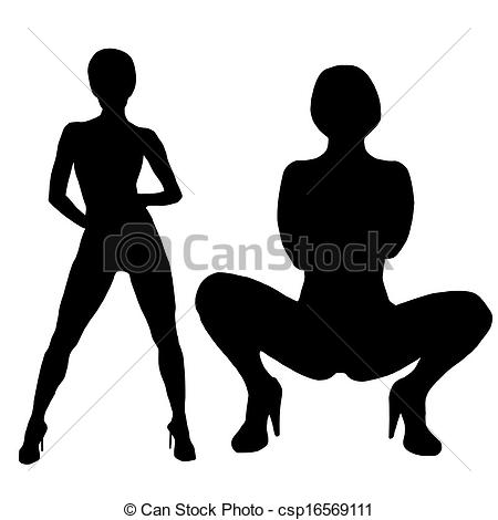 Set Beautiful Stripper Posing Vector Clip Art 450x470 Set Beautiful Stripper Posing Vector Clip Art