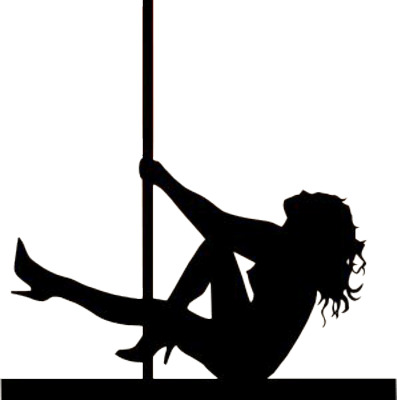 Silhouette Of Stripper On A Pole Icons Png 397x400 Silhouette Of Stripper On A Pole Icons Png