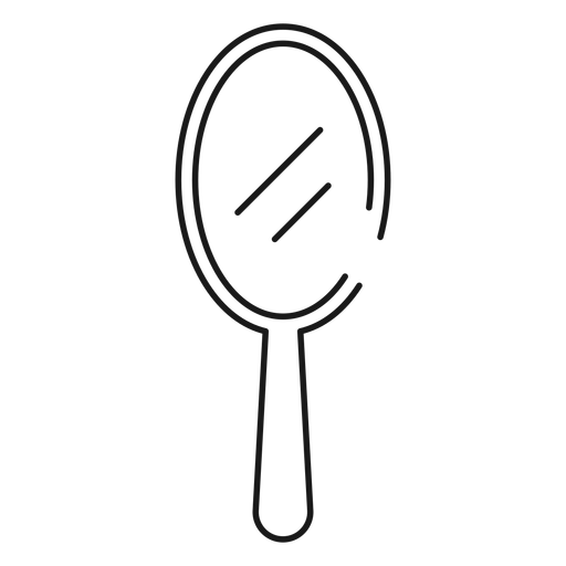 512x512 Hand Mirror Stroke Icon