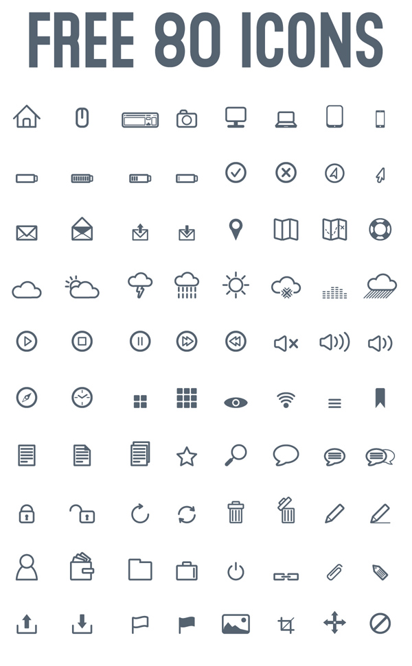 600x971 Free Outline Stroke Icons For Designers Icons Graphic