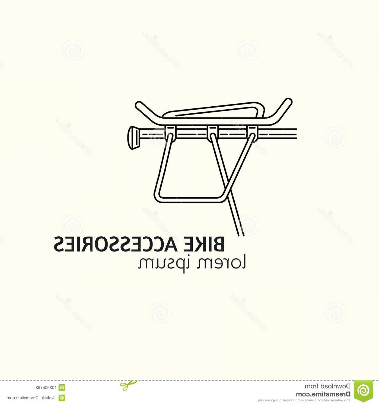 1560x1668 Modern Linear Style Bicycle Accessories Logotype Template Unique