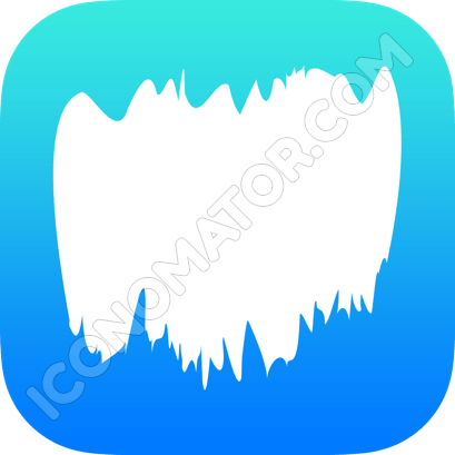 409x409 Brush Stroke Icon