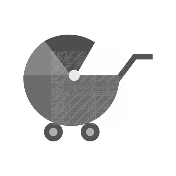 600x600 Stroller Ii Greyscale Icon