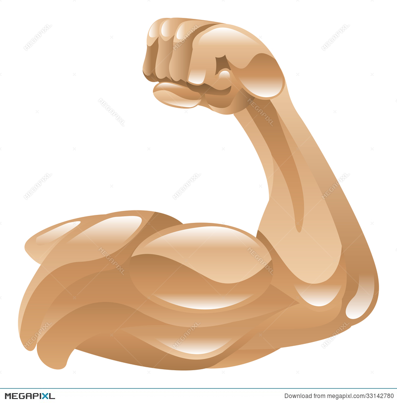 800x812 Strong Arm Icon Illustration