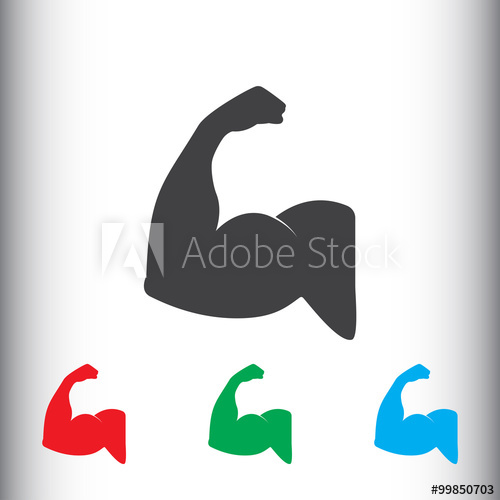 500x500 Strong Arm Icon For Web And Mobile