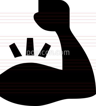 400x440 Bicep Strong Arm Icon