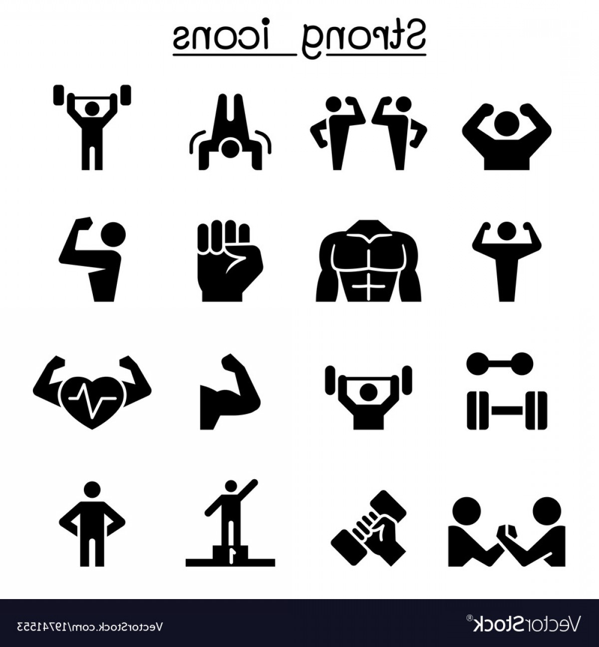 1200x1296 Strong Icon Vector Catamart