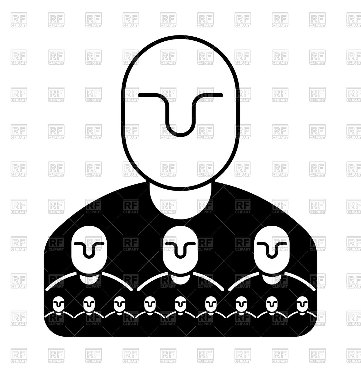 Company Structure Icon Personnel Management Concept Vector Image 1161x1200 Company Structure Icon Personnel Management Concept Vector Image