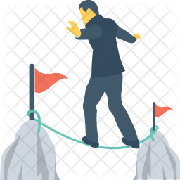 256x256 Struggle Icon Of Flat Style