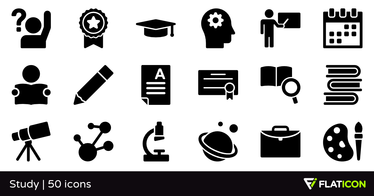 1200x630 Study Free Icons