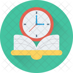 256x256 Study Time Icon Of Flat Style