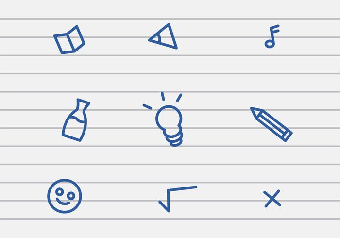 Vector School Stuff Icon 700x490 Vector School Stuff Icon