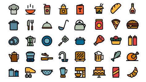 Free Kitchen Stuff Icons Free Bundles Free Icon Packs, Free 473x266 Free Kitchen Stuff Icons Free Bundles Free Icon Packs, Free