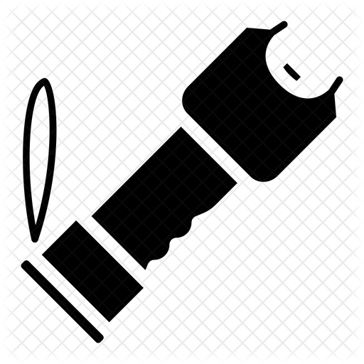 Stun Gun Icon Of Glyph Style 512x512 Stun Gun Icon Of Glyph Style
