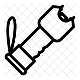 Stun Gun Icon Of Line Style 256x256 Stun Gun Icon Of Line Style