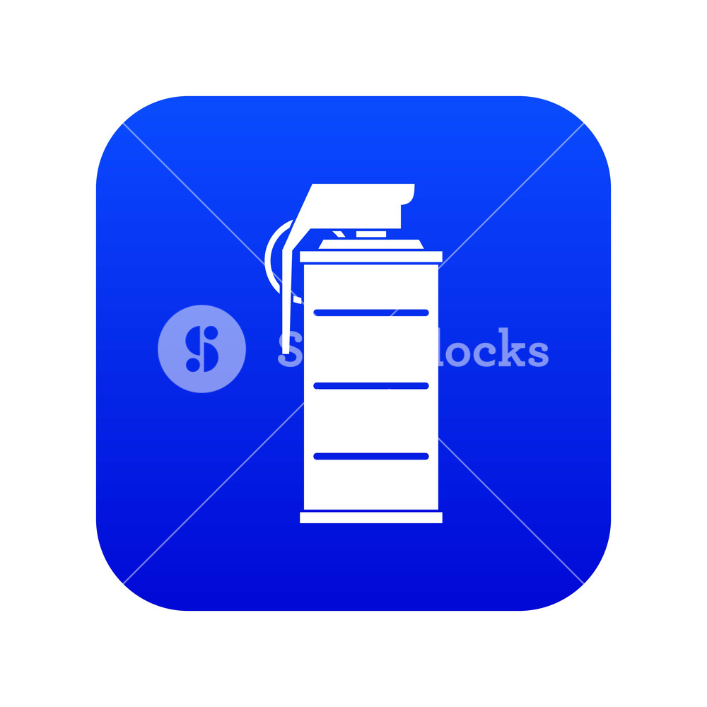 Stun Grenade Icon Digital Blue For Any Design Isolated On White 1000x1000 Stun Grenade Icon Digital Blue For Any Design Isolated On White