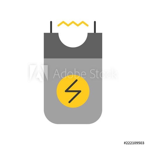 Stun Gun Self Defense Equipment, Police Related Icon 500x500 Stun Gun Self Defense Equipment, Police Related Icon