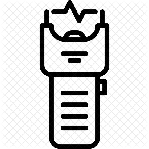 Electric Gun Icon Of Line Style 512x512 Electric Gun Icon Of Line Style