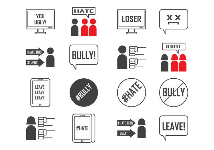 700x490 Free Social And Cyber Bullying Icon Vector