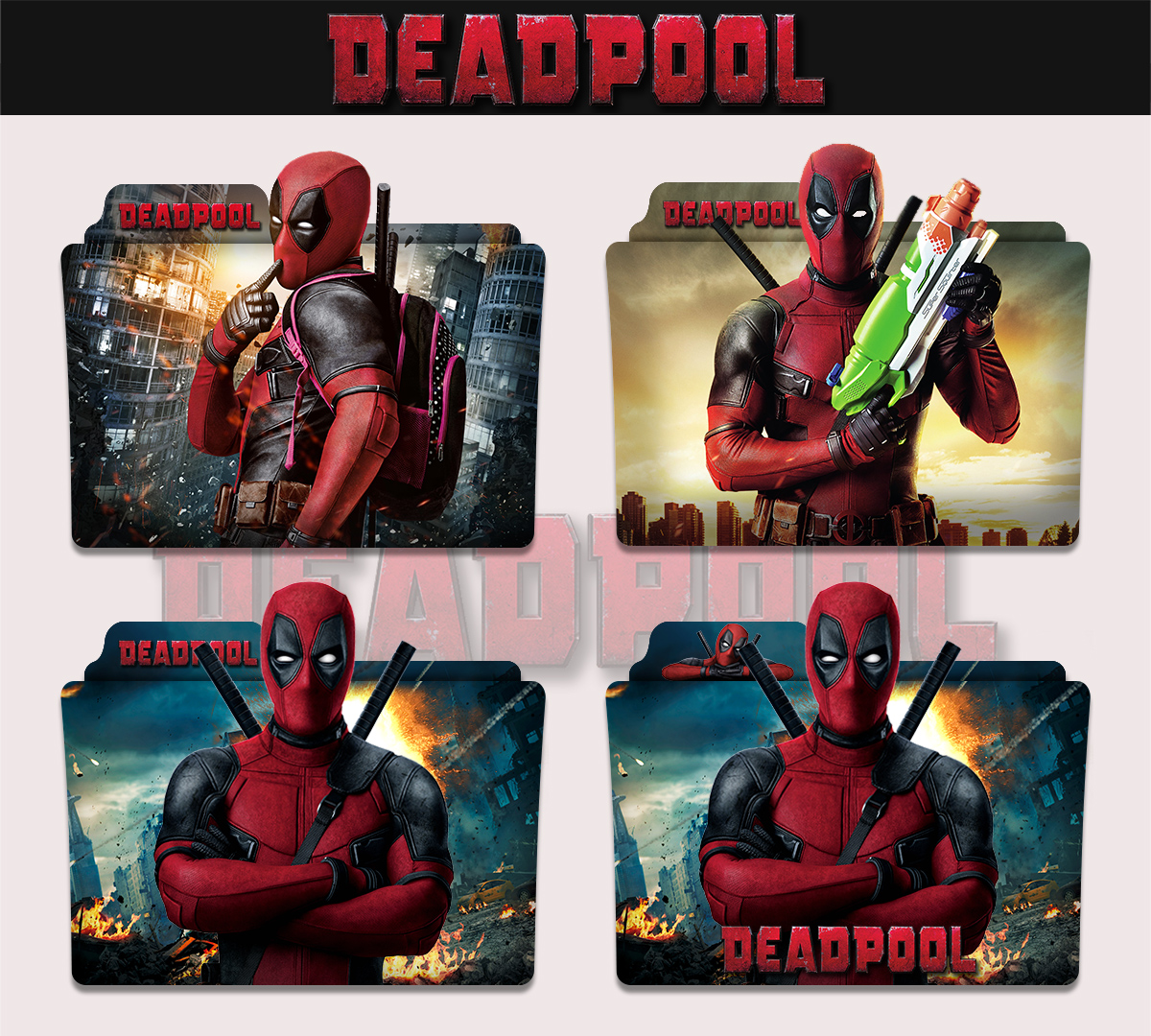 1200x1080 Deadpool Folder Icon